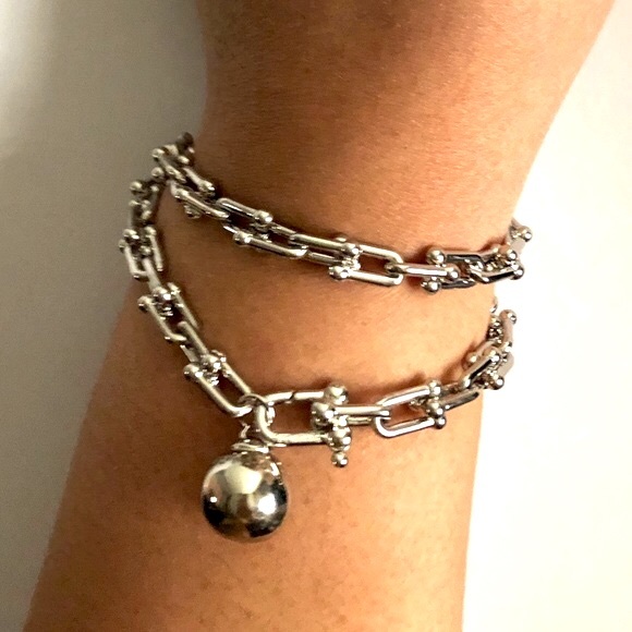 Hardware Link Small Wrap Bracelet